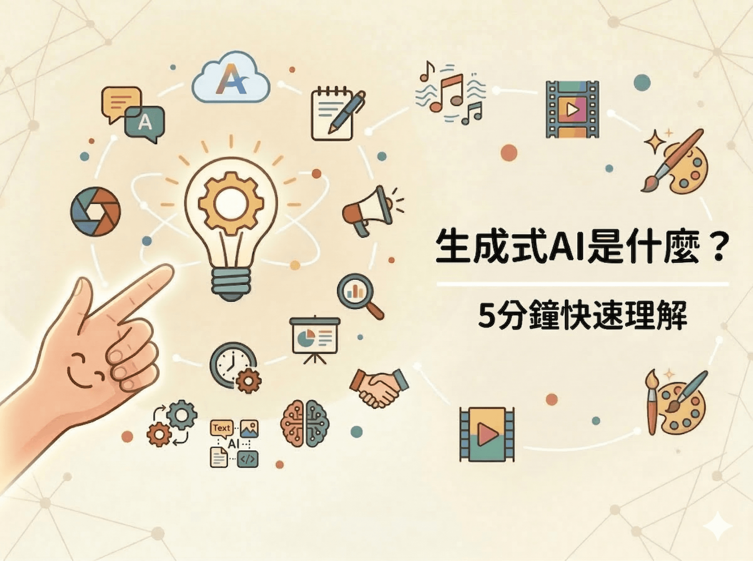生成式AI是什麼？5分鐘快速理解核心概念與應用場景